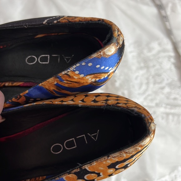 Aldo satin print wedges - Picture 10 of 15
